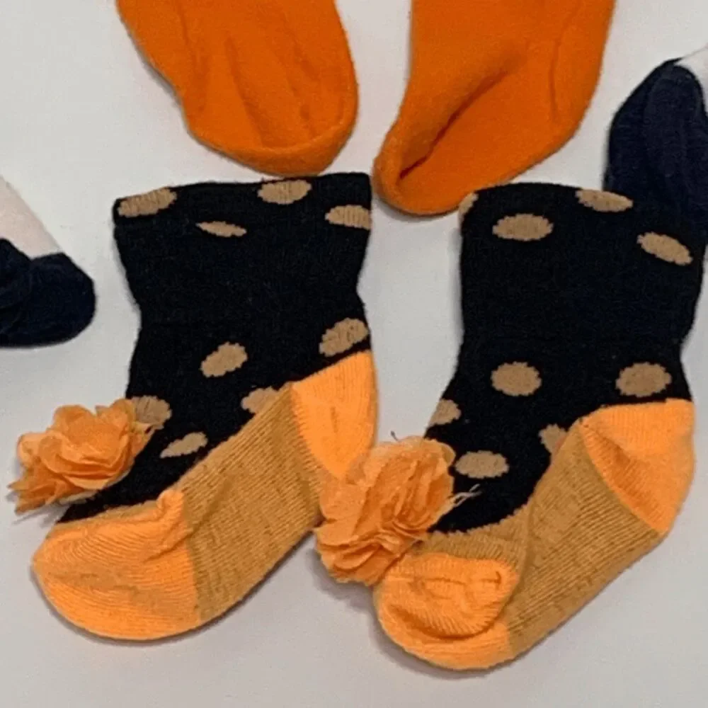 4 pair Little Girl Socks - includes Oklahoma State University